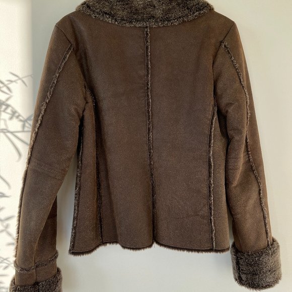 Vintage Le Chateau leather aviator jacket - Picture 6 of 7